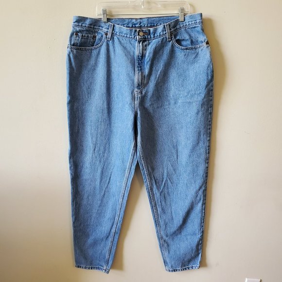 Vintage Levis 550 Relaxed Fit Tapered Leg Jeans Womens Plus Size 22M - Picture 3 of 6